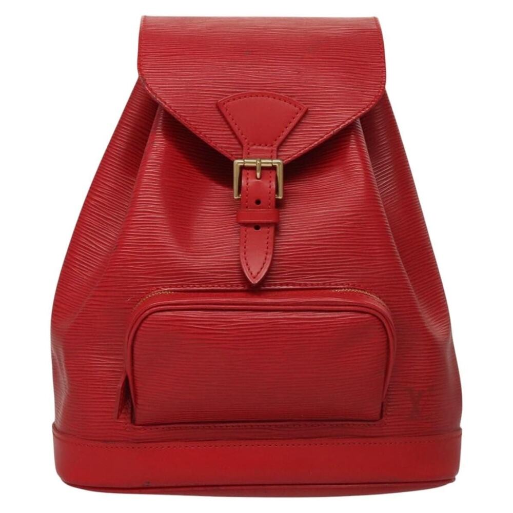 Louis Vuitton Epi Montsouris MM Backpack Monaco 700th Red